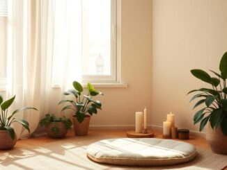 Meditationsraum zuhause einrichten Tipps