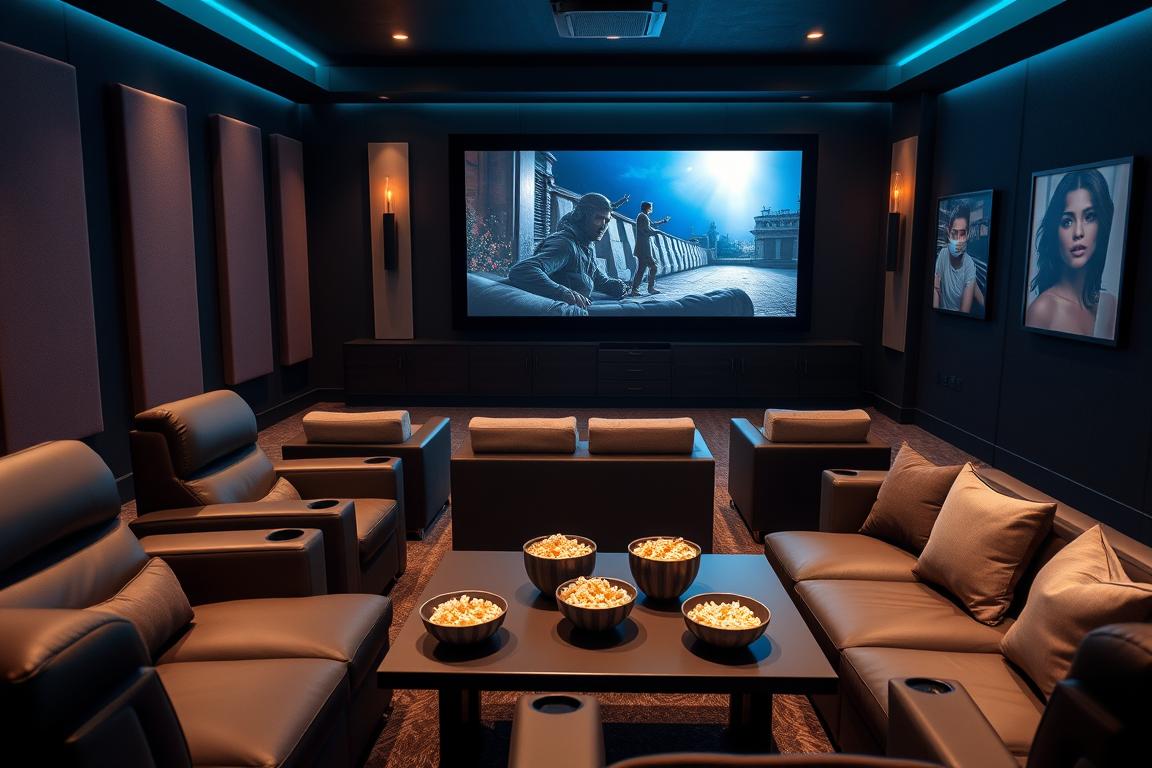 Sitze und Sofas Heimkino