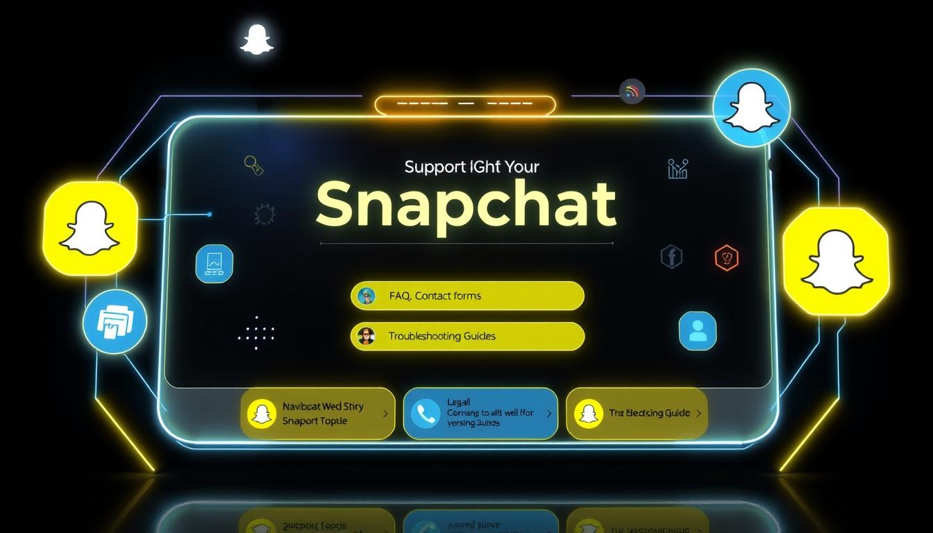 Snapchat-Support Navigation