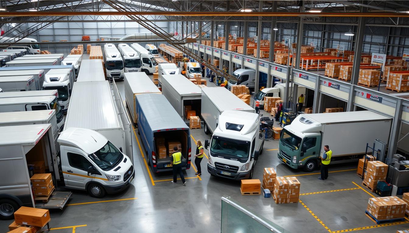 Transporter in der Logistik